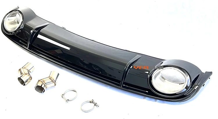 RS4 B8 Rear Diffuser for Audi A4 Normal Rear Bumper Diffuser 2008 2010 2012