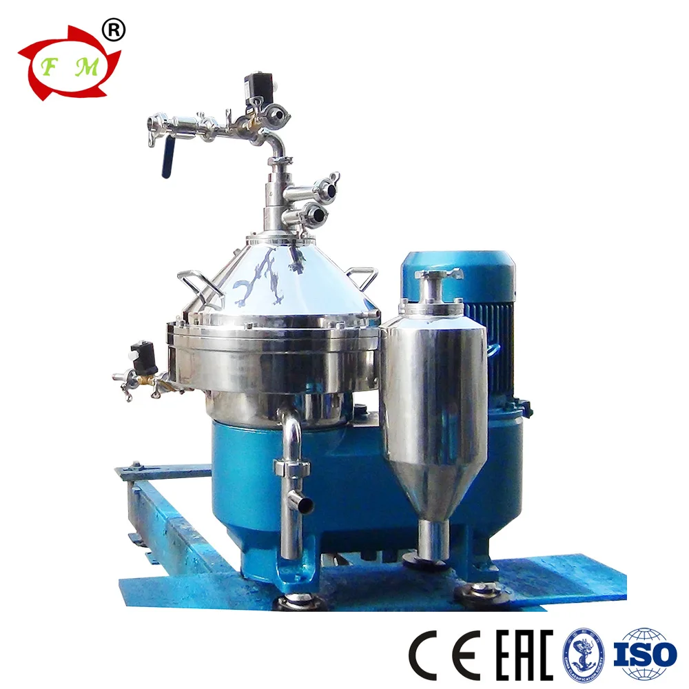 3 Phase Disc Stack Machine Oil Water Centrifuge for Vegetable Oil Water Separation