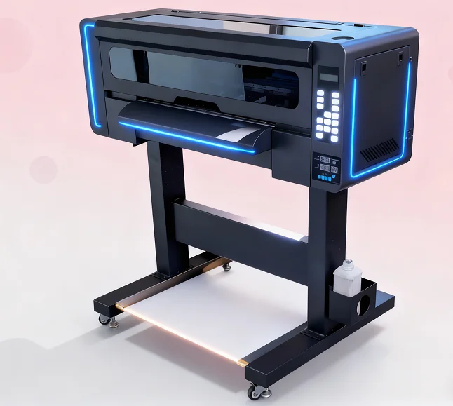 New High Quality A1 DTF Printer Dual XP600 Head 60cm Large Format DTF CMYKW Ink Machine for Tshirt Printing