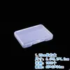 Une boîte rectangulaire mesurant 6,6 x 5,2 x 1,2 cm.