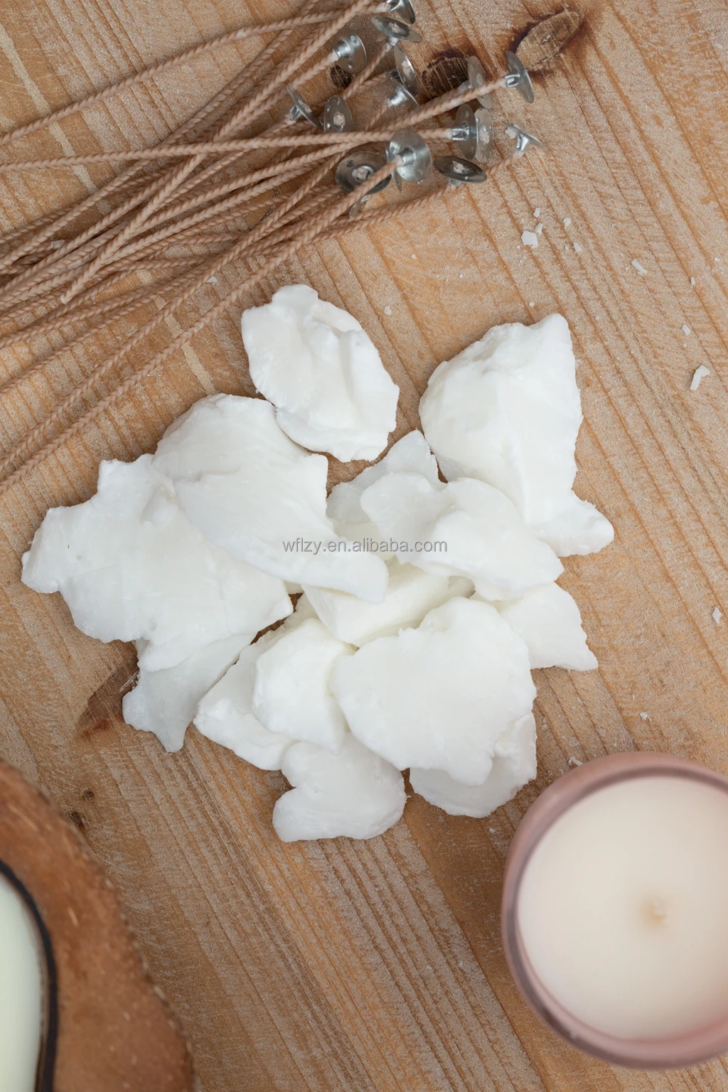 Natural Coconut Candle Wax Wholesale Virgin Coconut Soy Wax For Candle