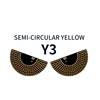 La mitad circular amarillo Y3