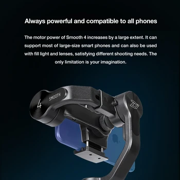 ZHIYUN Smooth 4 3-Axis Gimbal Phone Handheld Stabilizer for Smartphones iPhone XS 11 HUAWEI Xiaomi Samsung Live Stream/vlog detail image