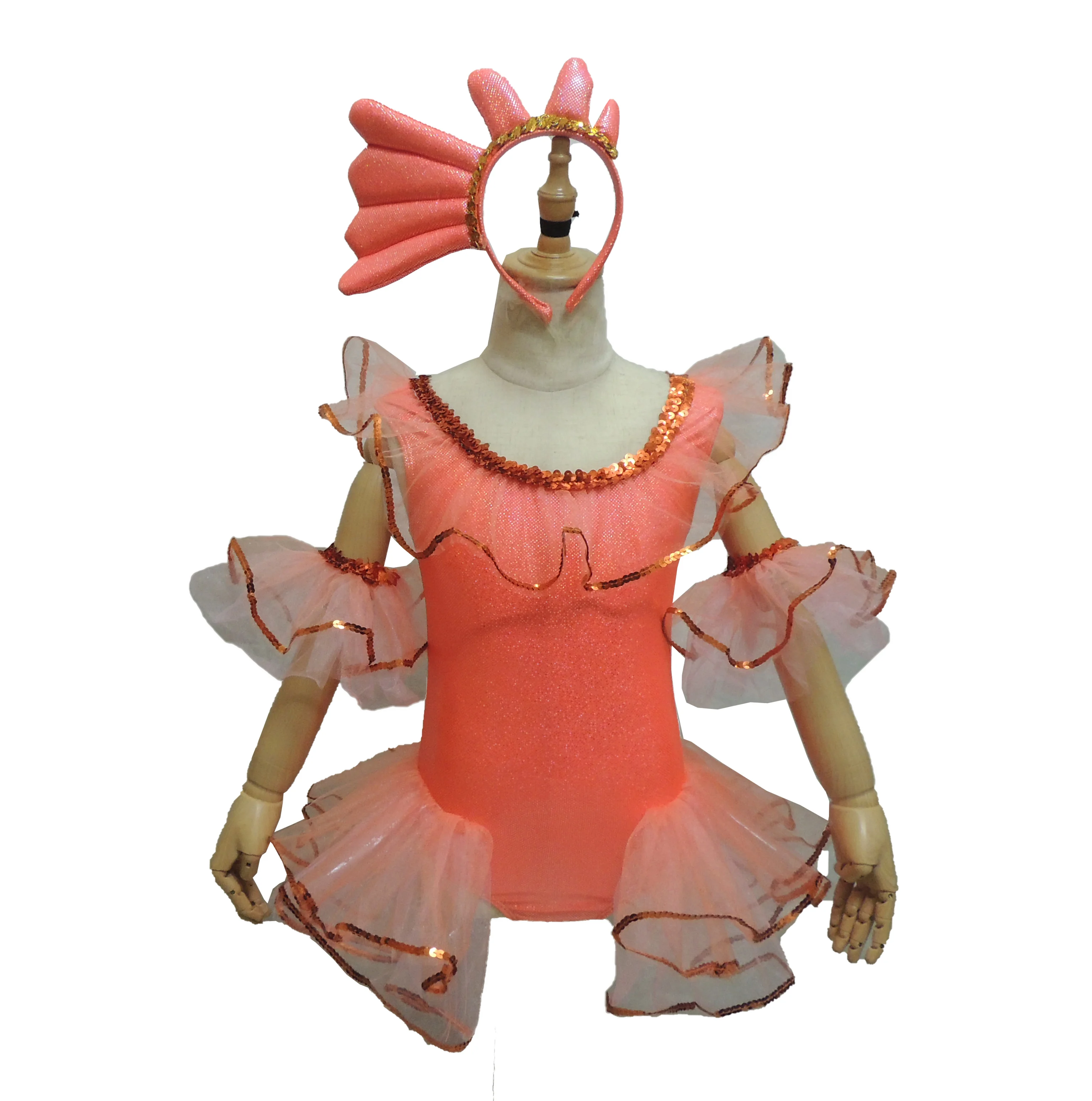 The Fancy Dress Legging disco pour enfants - Taille élastique - Motif écailles de poisson - Pour filles - Effet mouillé - Effet mouillé - Confortable - Extensible - Pour la danse et les fêtes - Pour