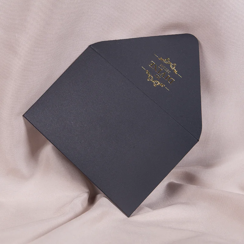 Envelope Manufacturers Custom Logo Gold Foil Luxury Envelope Packaging ...