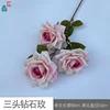 Three-headed diamond rose JJTY white and pink