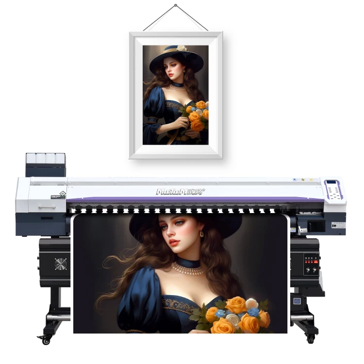 MOOTOOM Large Format 1.8m Print Size Eco Solvent Printer with I3200 Heads Vinyl Sticker Banner Inkjet Printing Machine