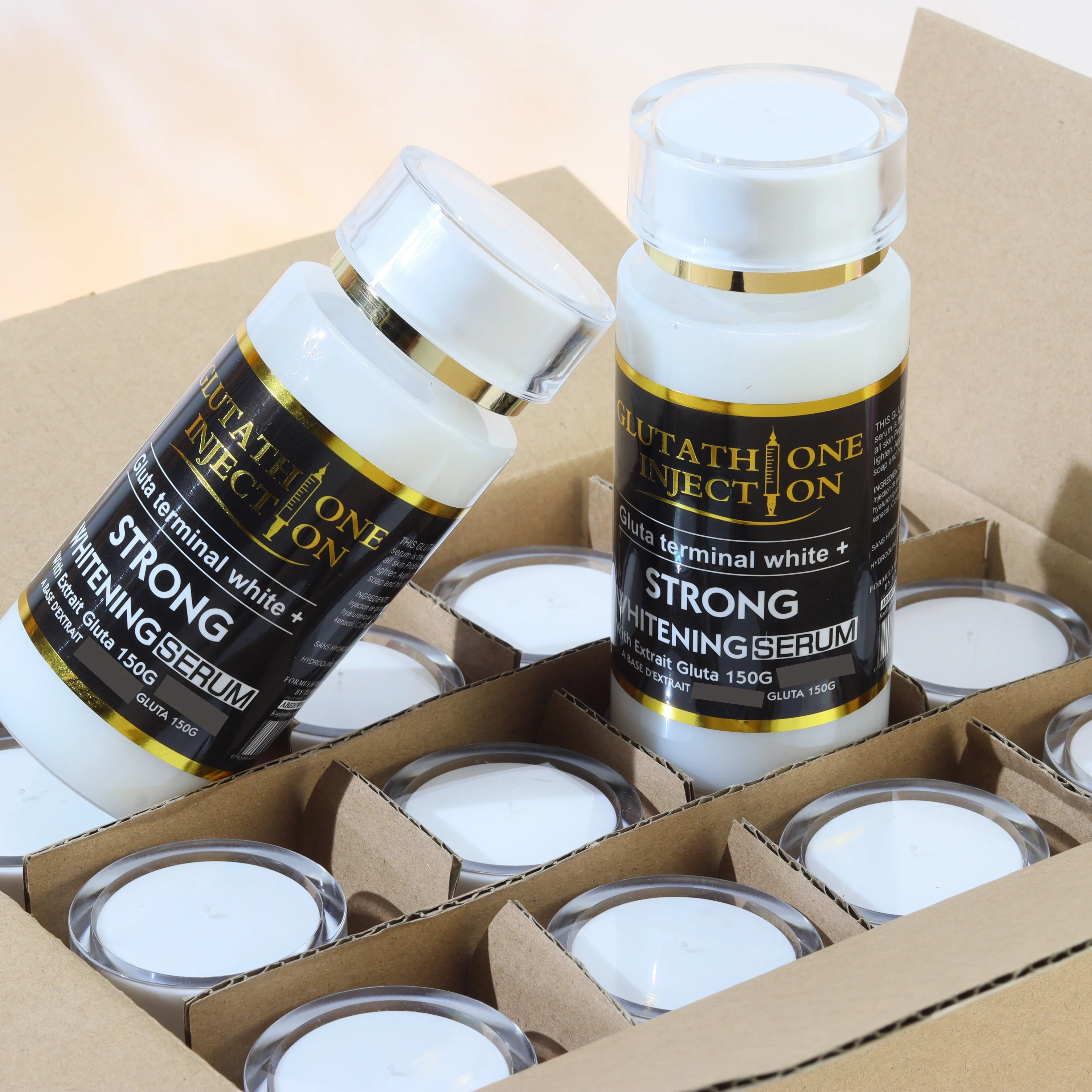 Hot Sell Gluta Terminal White Strong Whitening Hyaluronic Acid Anti-Aging  Vitamin C Serum Bottles for Face Care| Alibaba.com