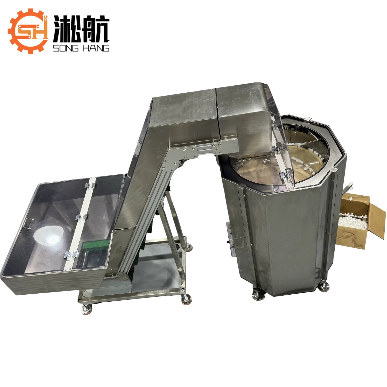Automatic Directional Output Centrifugal Rotary Feeder With Large Hopper