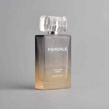 Fairdale free sample 50ml spray perfume empty crimp glass bottle
