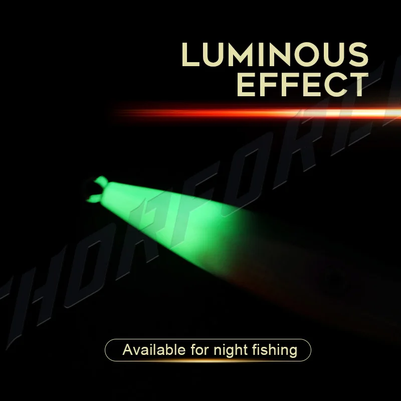 THORFORCE Jig 3D Eye in Middle 7 Inch 260g Lead Jigs Speed Sinking Luminous  Metal Lure Slow Pitch Jigbait Fishing Lure
