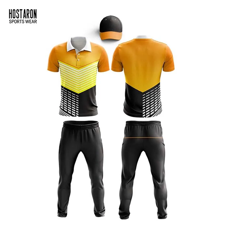 HOSTARON Comfortable Design New Design Sri Lanka Cricket Team Jersey Custom Men Cricket Team Jerseys Sublimation Cricket Wear