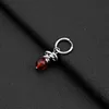 E008-Red2 (One no ear hole earring)