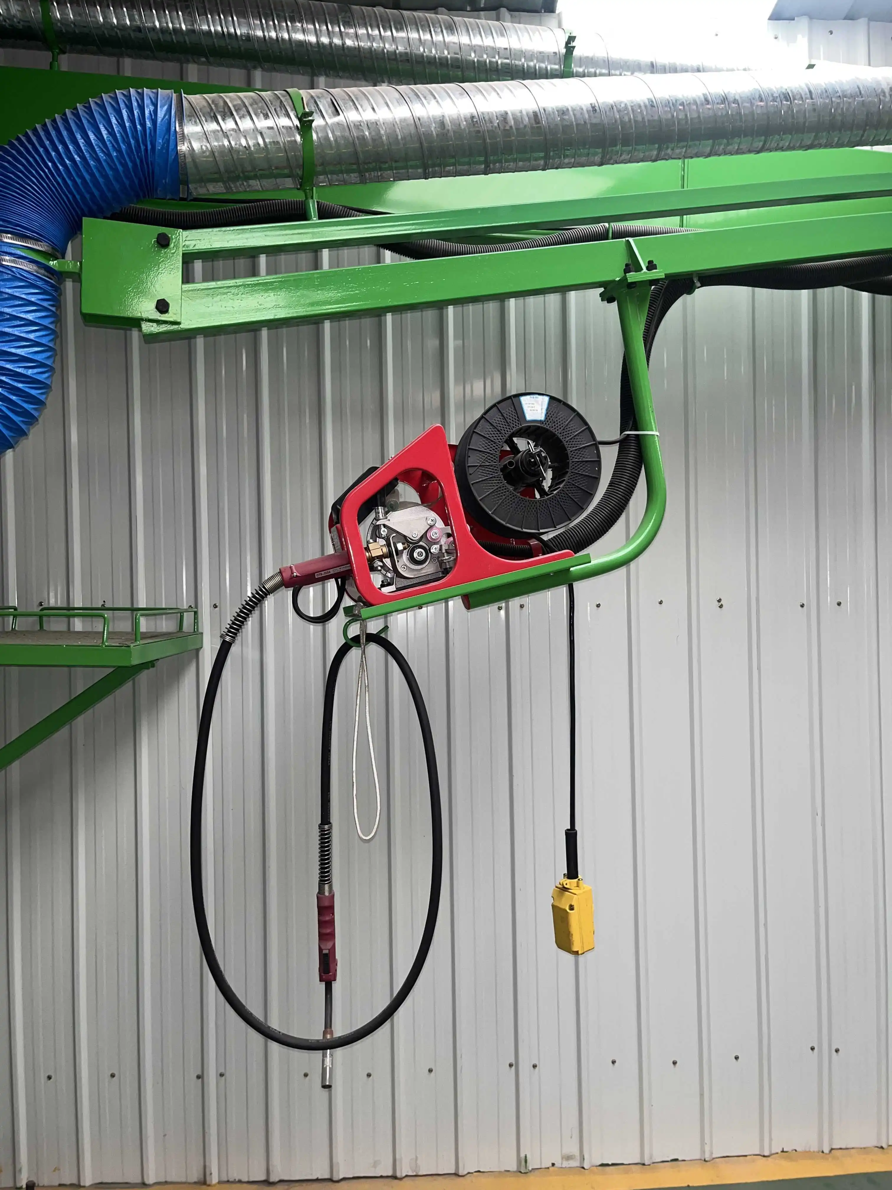 Folding Jib Auxiliary Welding Wire Feeder Balancer Boom Convenient Wire ...