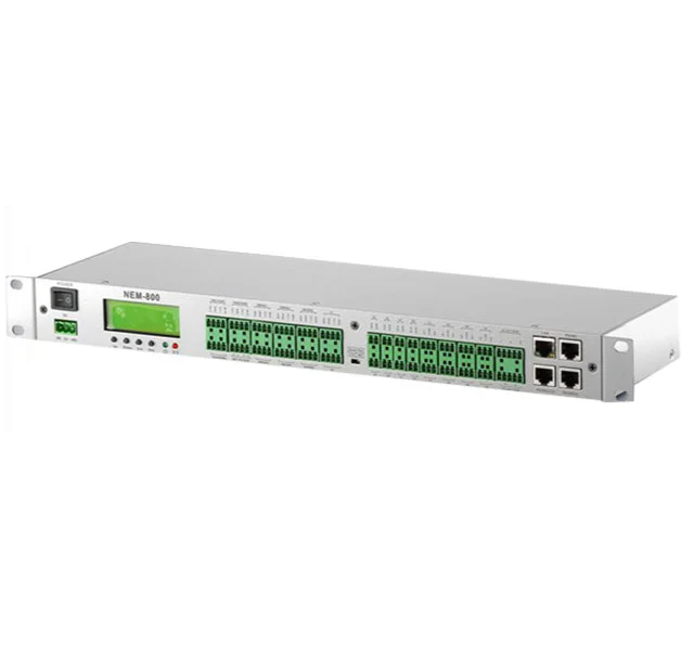 W-TEL Computer Room Environmental Dynamic Monitor IT Equipment Security Monitoring System Small Size Monitoring Host Support