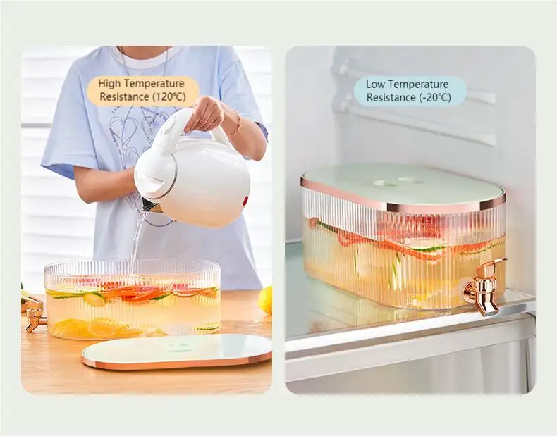 Plastic Drink Dispenser Beverage Dispenser With Leakproof Spigot 1