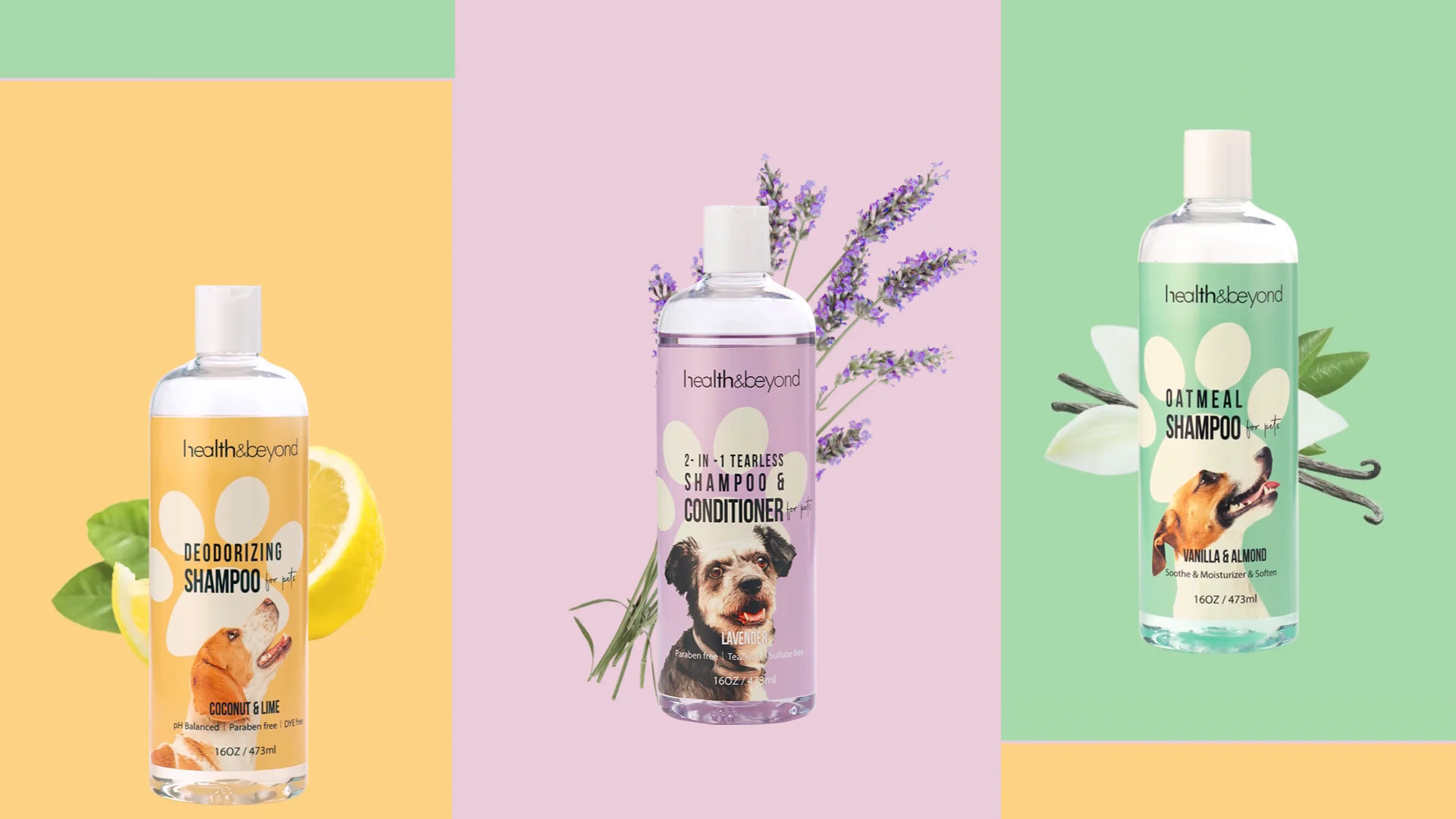 Pet Care Product Dog & Cat Hair Deep Cleansing Smoothing Grooming