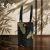 Sac Brocart - Papillon Noir et Or