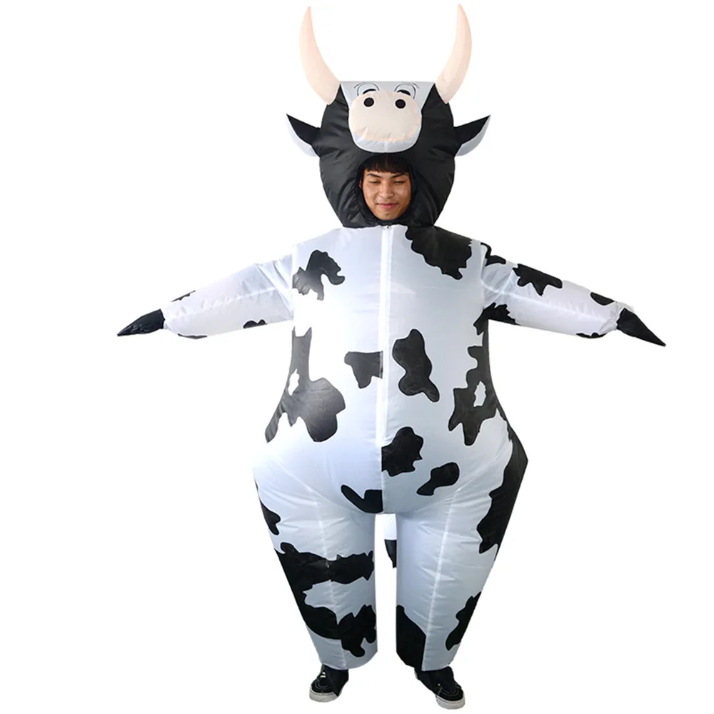 Cow Inflatable Costume Dairy Cows Inflatable Costume Kids Jumpsuit Milk ...