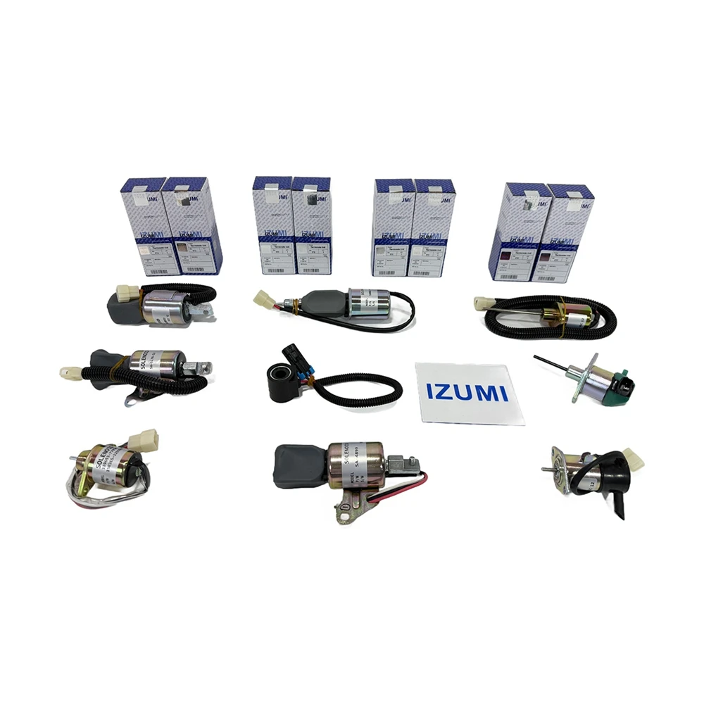 IZUMI D1146, D2366, D2676, D2865, D2876, Stop Solenoid Valve for Doosan