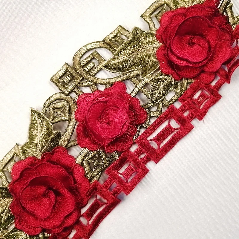 3d flower lace