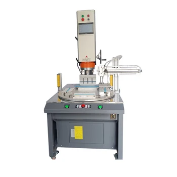 Four Station Cotton Cloth Welding Machine Plastic Sonic Welder Automatic Rotation Turntable Ultrasonic Plastic Welding Machine