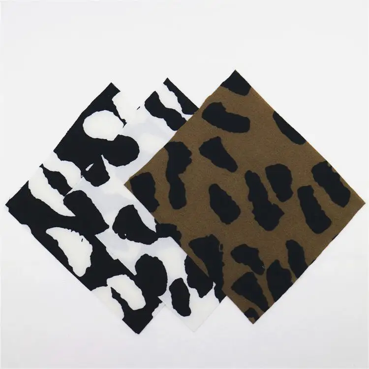 155G/M Yarn Dyed Colorful Leopard Printed Spandex 4 Way Stretch Elastic ...