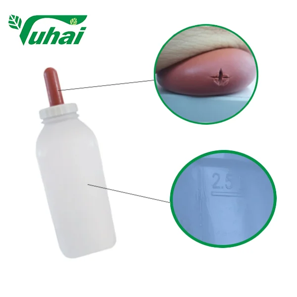 בקבוק חלב באיכות גבוהה 4 פינט לחיות PE / מגדלת מזון לשימוש בפרות/עגלים לתזונה של בעלי חיים