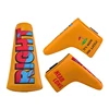 blade putter cover-Orange letters