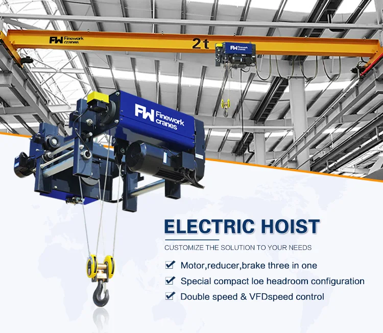 Professional Factory Concrete Portable Hoist Lifting Machine Overhead Crane Hoist 30 Ton