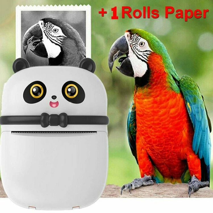Mini Impresora Kawaii Panda - Portable Thermal Printer
