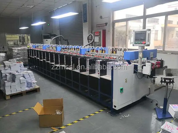 Automatic Book Paper Collator Machine Calendar Sheet Collator Gathering Machine