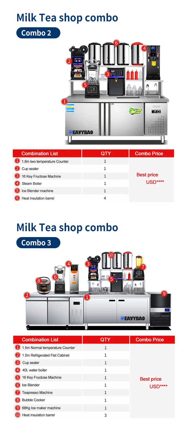 Stable Bubble Tea Counter Milk Tea Equipment Boba Tea Machine for Market