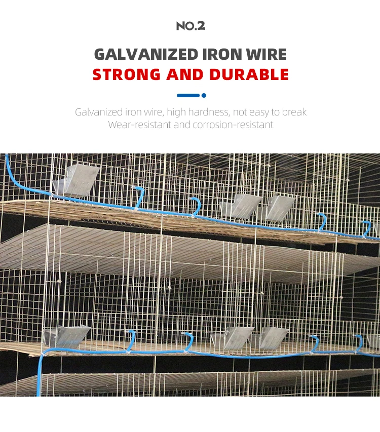 Galvanized Rabbit Cages Cheap Commercial Rabbit Breeding Cages