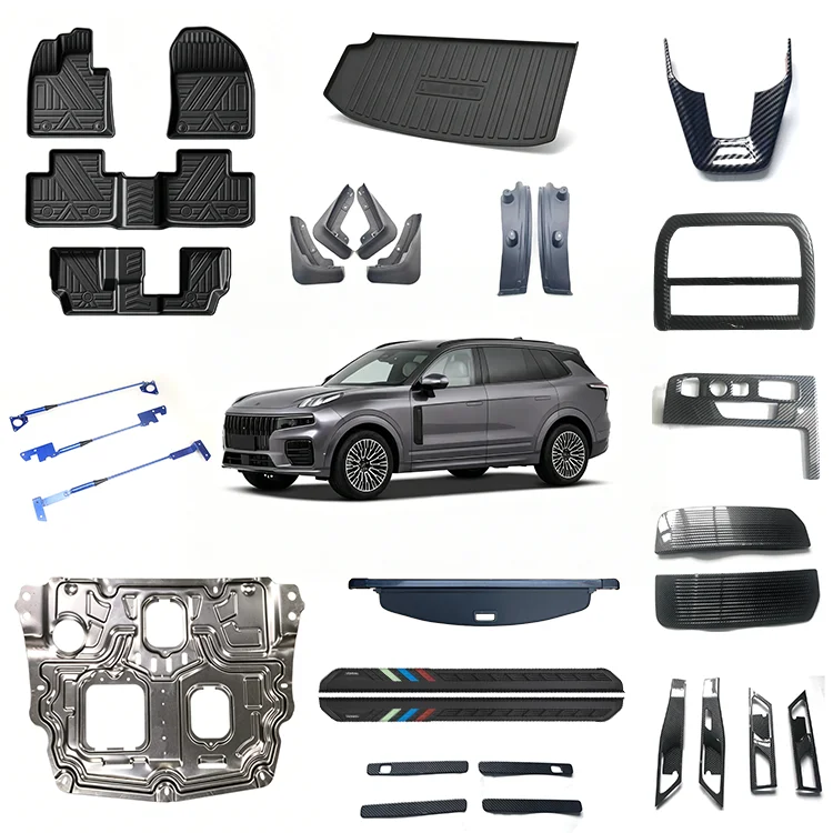 Maremlyn Ev Car Accessories for Lynk & Co 09 Car Mat Engine Plate Door Sill Guard Mudguard Trunk Cover Protection Spare