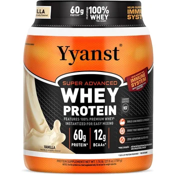 Private Label 60g Super Advanced Whey Protein Powder Support Immunity System Build Lean Muscle & Strengthen