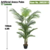 Palma di Areca Artificiale 150 cm 4,9 ft 17 Foglie