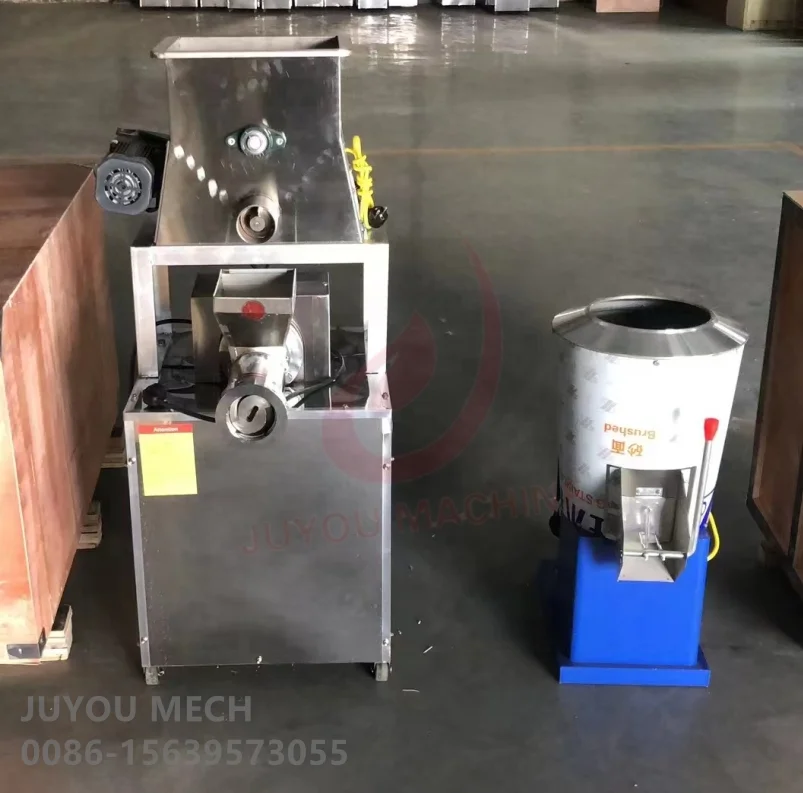 Automatic Fusilli Spiral Noodle Making Machine Pasta Forming Machine Macaroni Spaghetti Extruder