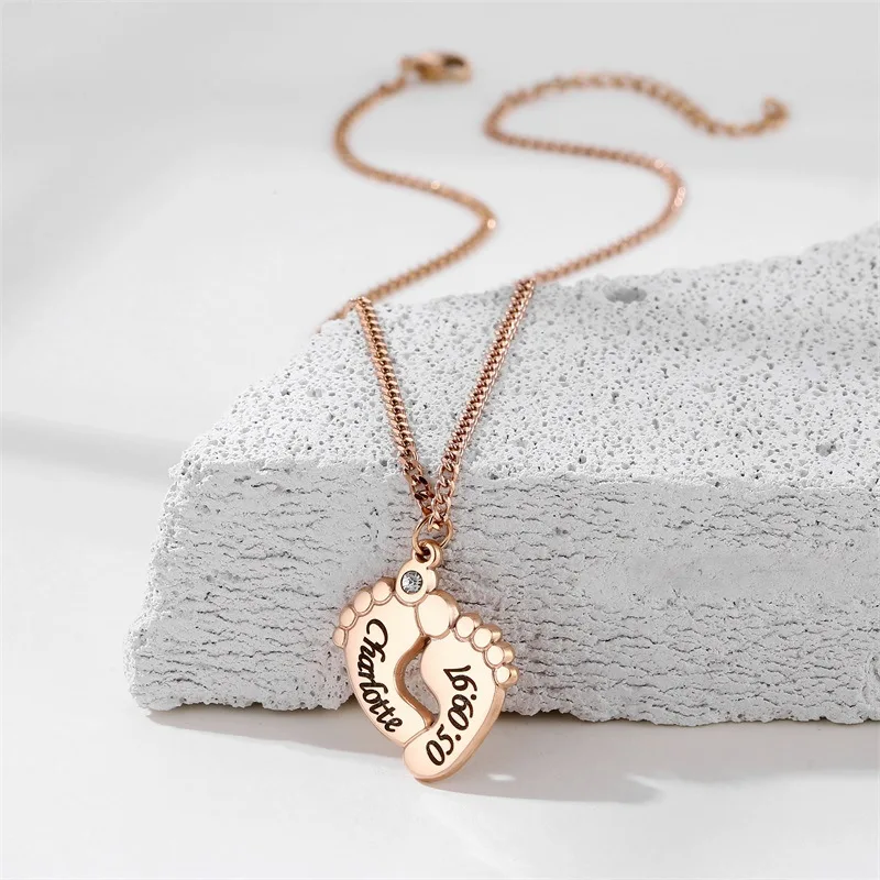 Baby Feet Necklace