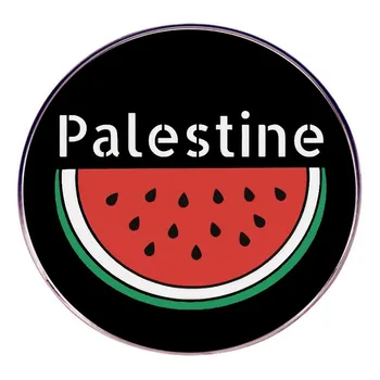 Broche Pastèque Palestine – Épinglette En Alliage Zinc 3,7×1,5 Cm, Motif Pastèque/drapeau – Pour Col, Sac, Chapeau, Accessoire Mode - 11