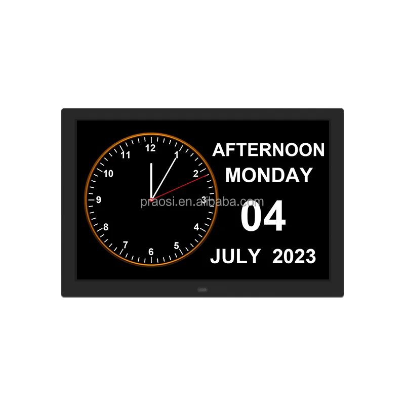 Recordatorios de medicina con control remoto Calendario digital Reloj  despertador Reloj de recordatorio de Alzheimer de 15 