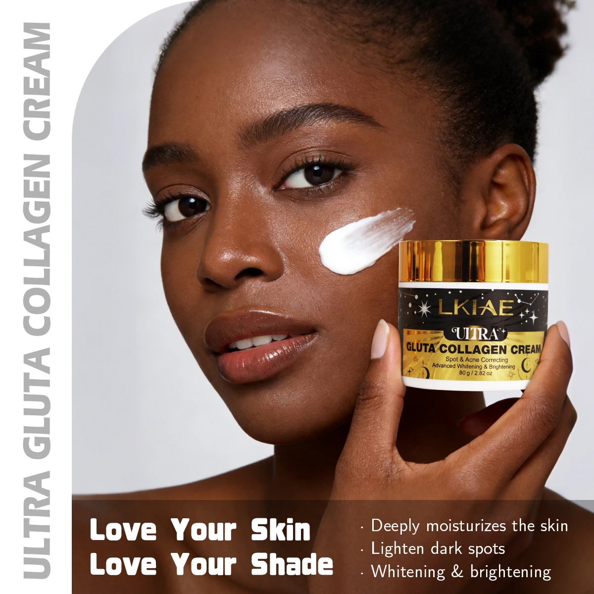 OEM Factory Glutathione Niacinamide Brightens Fades Dark Spots Deeply  Moisturizes Whitens Face Cream for Half Cast Skin Type