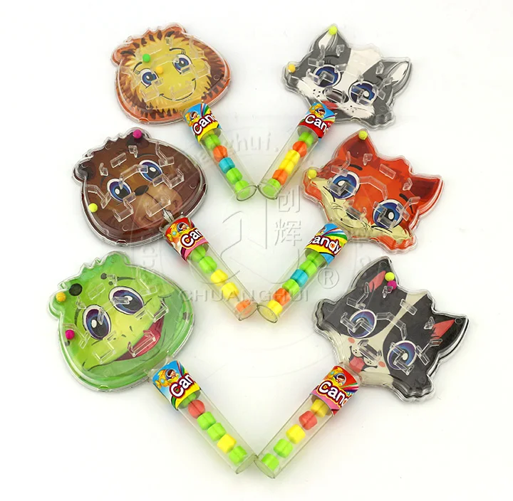 Animal head toy candy