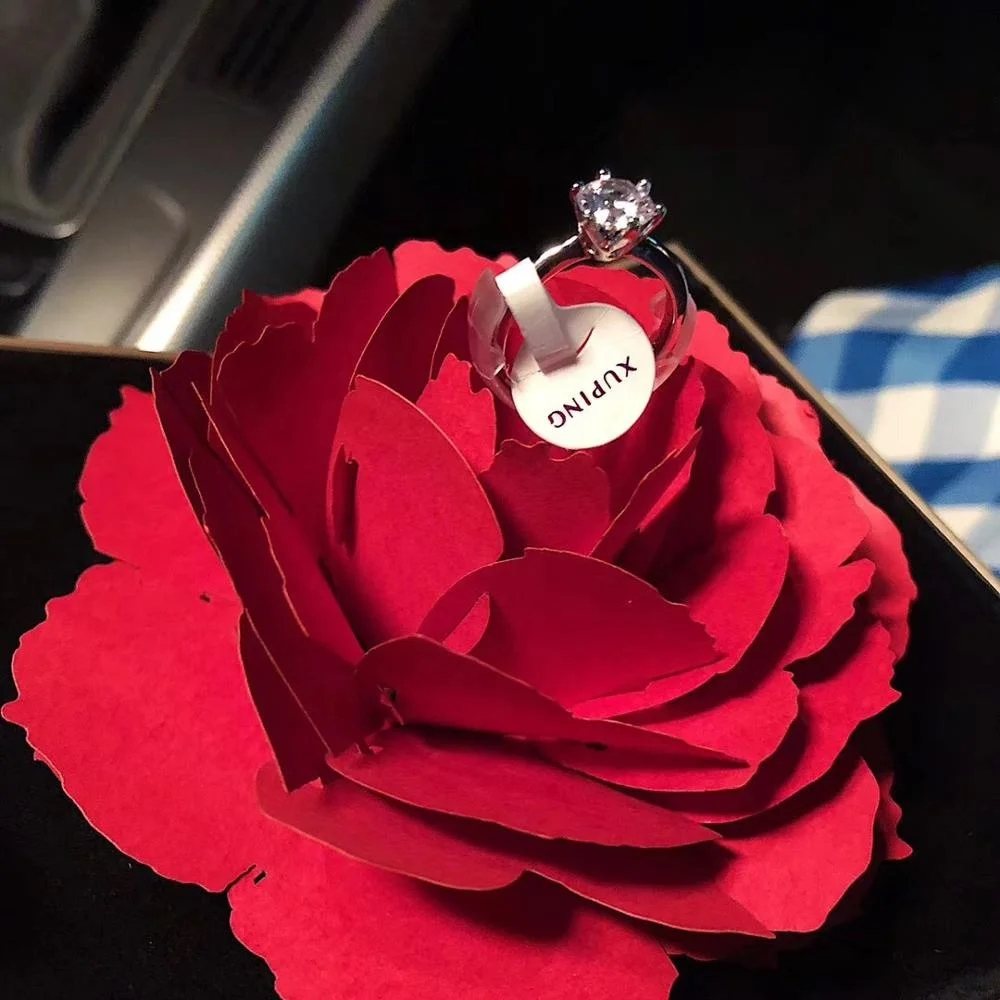 Guorui GR-0040P Wedding Ring Box with Plastic and