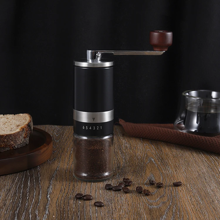 Высококачественные кухонные приспособления топ продаж Керамическая ручная кофемолка с корпусом из нержавеющей стали 304