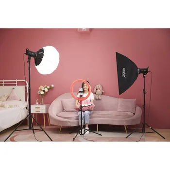 Godox SL100D SL-100D 100W 5600K White Version LCD Panel LED Video Light Continuous Output Bowens Mount Studio Light detail image