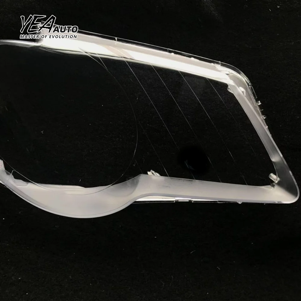 product car headlight glass lampshade cover lens for vw volkswagon touran 2008 2009 2010 head light lens cover-6