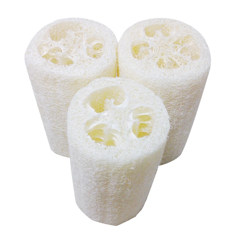 100 Natural Loofah Body Bath Comfortable Exfoliating Durable Sponges