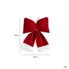 Medium velvet bow