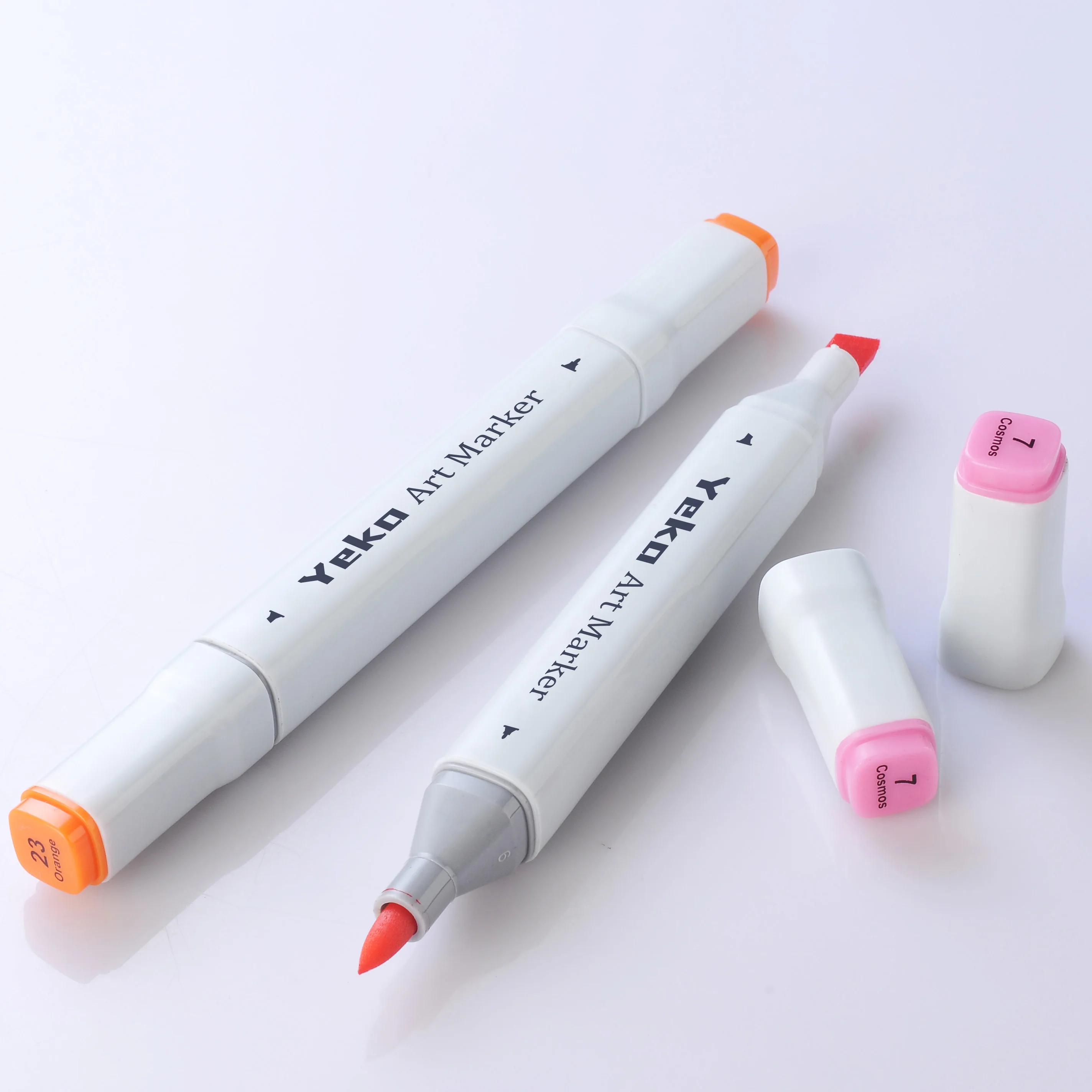 Set 24 Pennarelli Doppia Punta Per Acquerello - Con Matite, Carboncini E Astuccio - Foto 6